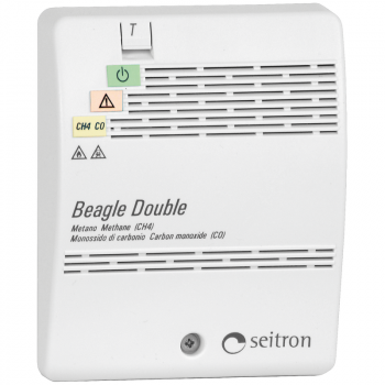 Комбинированный сигнализатор на природный и угарный газ (CH4 и CO) RGDCM0MP1 Beagle Double - Газтелоснаб